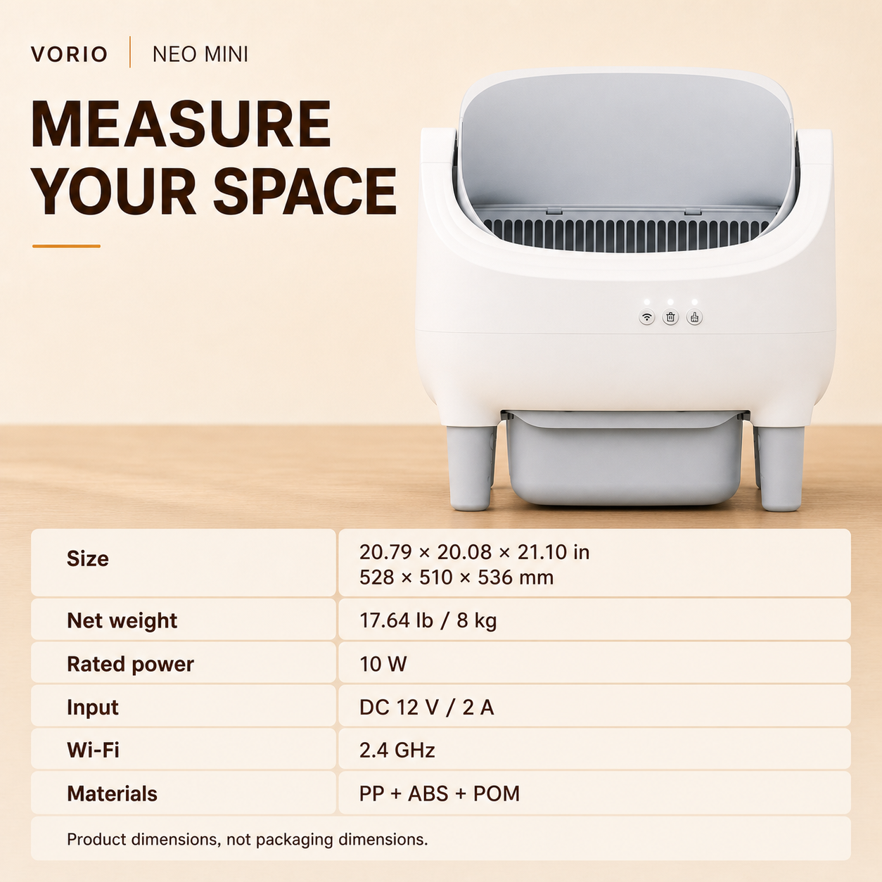 NEO Mini size specifications